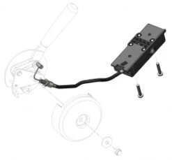 Croozer ETBremseinheit Kid Plus Ab 2018 Rechts, Inkl. Bremszug